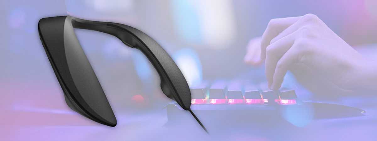 SC-GN01 wearable immersive gaming speaker system