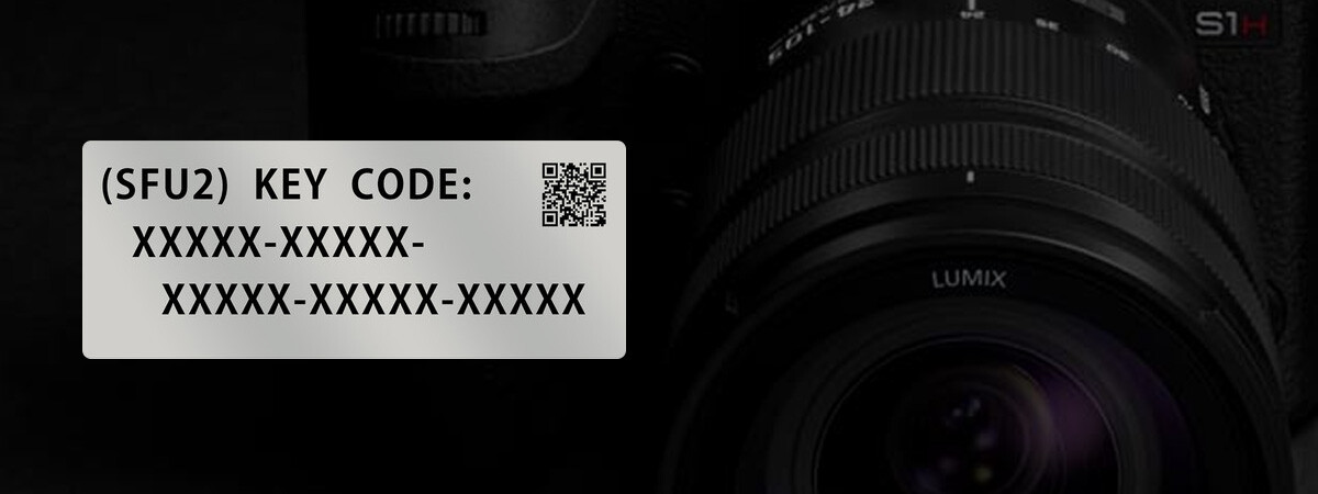 Lumix S1 upgrade key code