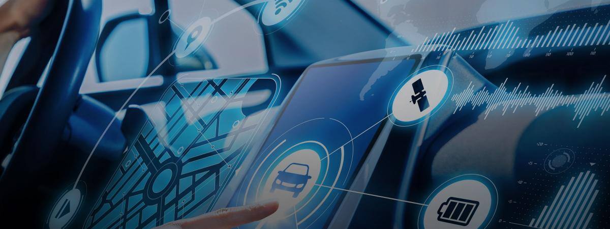 Car monitor with tech options