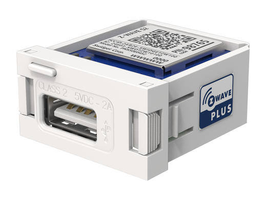 Z-Wave™ Control + USB Charger Insert - ZW001UWA_1
