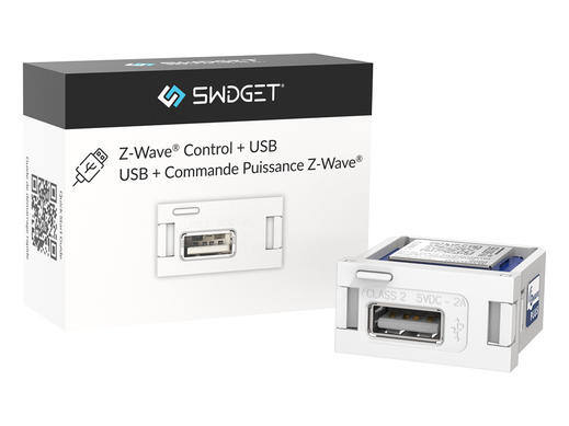 Z-Wave™ Control + USB Charger Insert - ZW001UWA_4