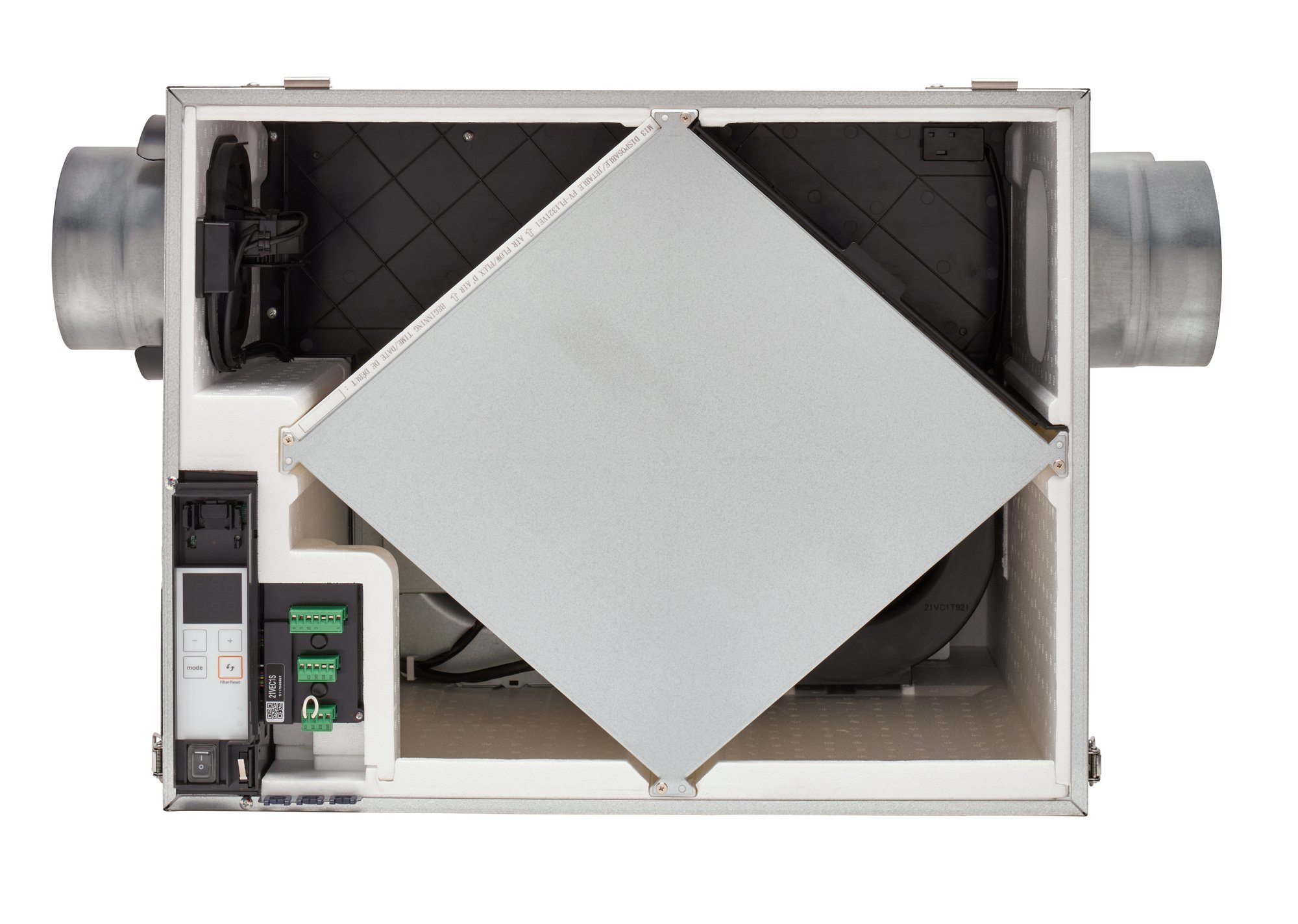 Panasonic BalancedHome 210 ERV (FV-21VEC1S) side port interior