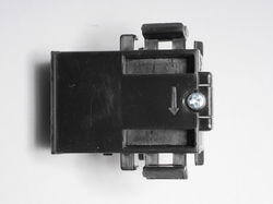 Black rectangular sensor module with a visible adjustment dial.