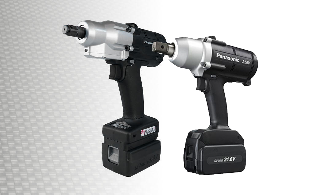 Two Panasonic Transducerized Mechanical Pulse Tools side-by-side