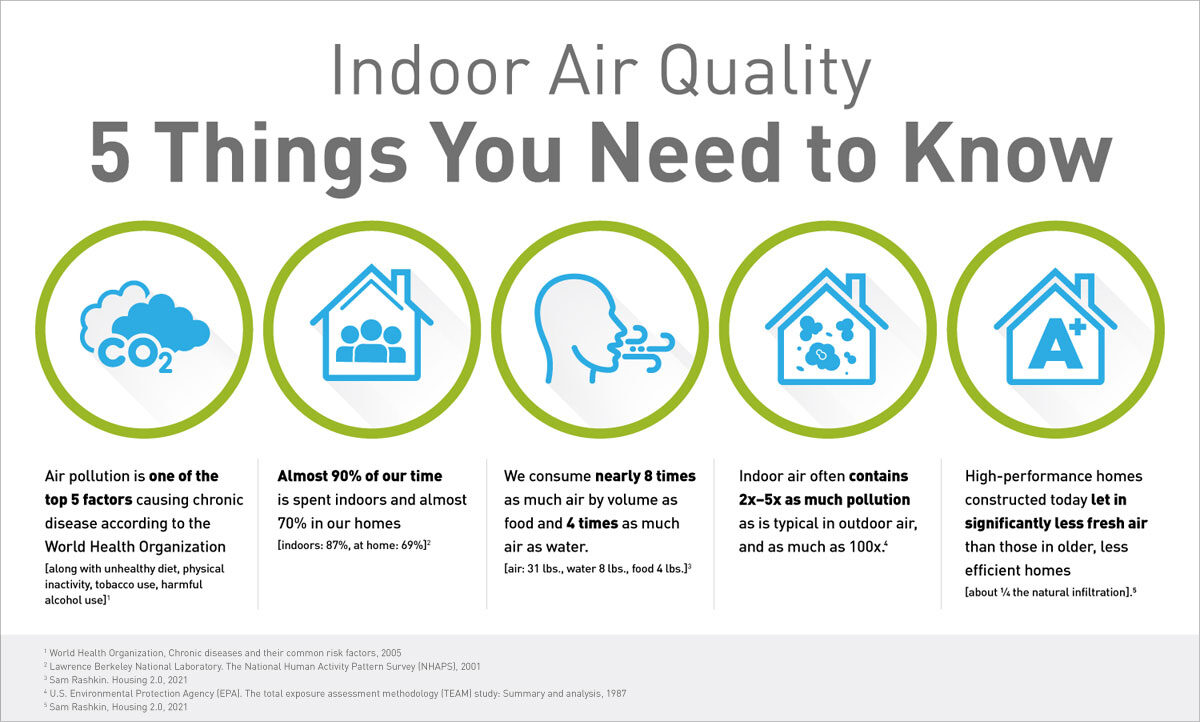 Indoor Air Quality: 5 Things You Need to Know infographic
