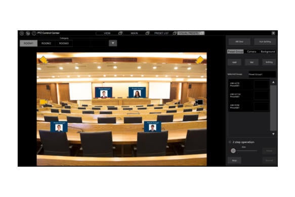 Visual Preset Plugin for PTZ Camera Control Center Software - AW-SF300-Visual-Preset-Plugin